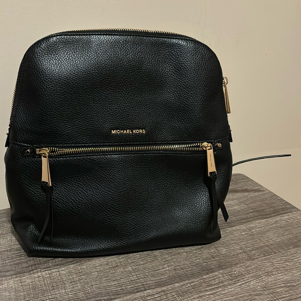 Used once, Michael Kors backpack black